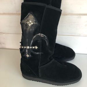 Kavita black boots, size 9